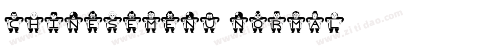 ChineseMenu Normal字体转换